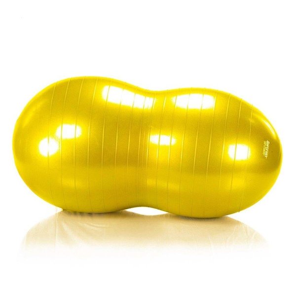 Agm Group AGM Group 35248 70 cm Aero Mat Therapy Peanut Ball Burst Resistance; Yellow 35248